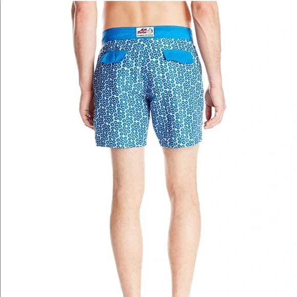 Mr. SwimTropical Lt Blue Board Shorts